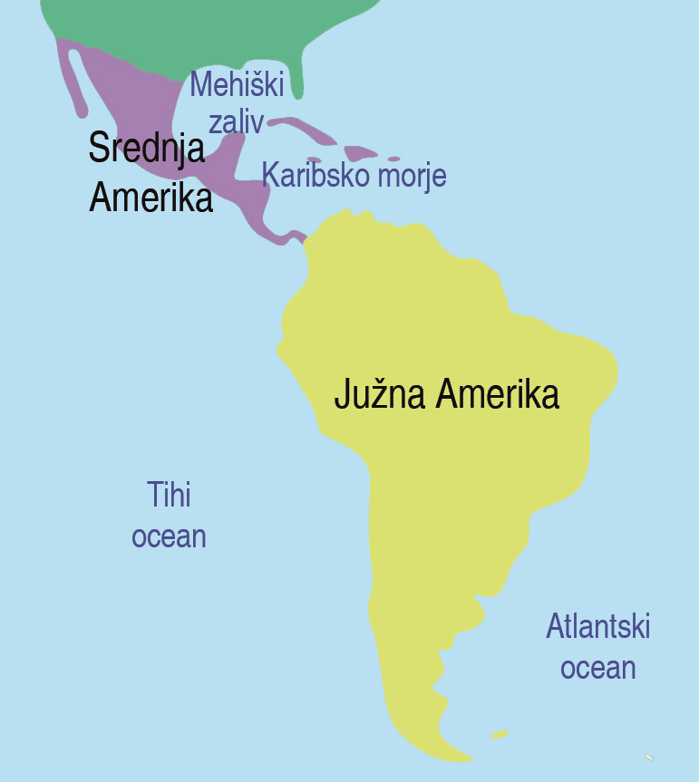 Delitev Latinske Amerike