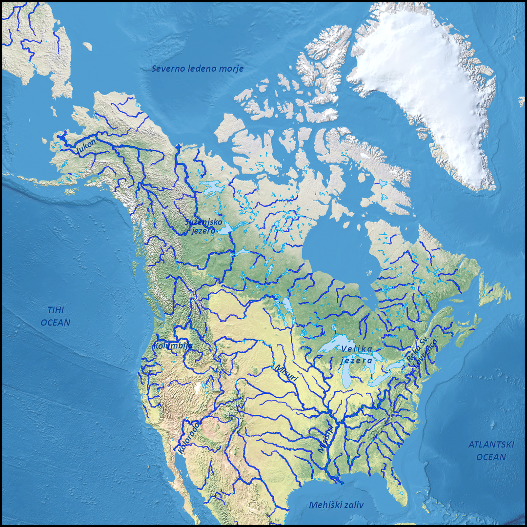 Rečno omrežje Severne Amerike